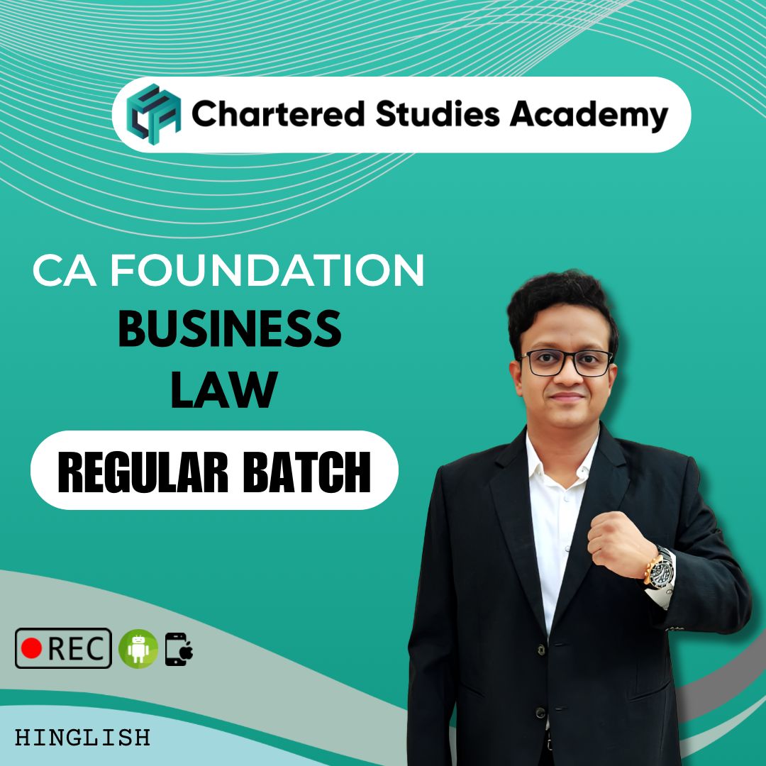 CA FOUNDATION BUSINESS LAW REGULAR BATCH