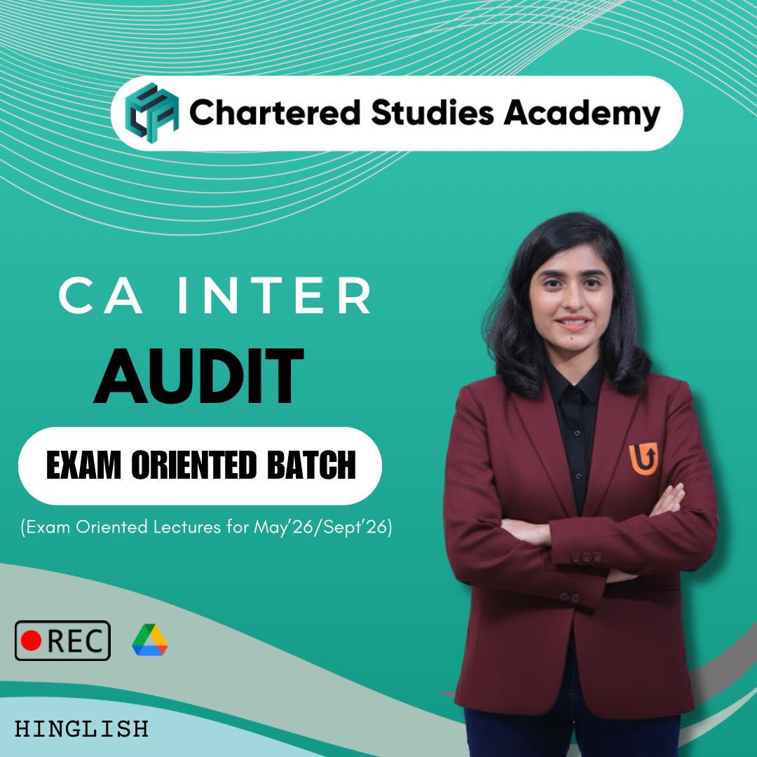 CA Intermediate New Syllabus Exam Oriented Batch Audit by CA Deepika Rathi